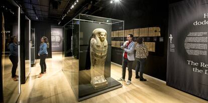 Exposición 'Dioses de Egipto', en el Museo de la Antigüedad, de la ciudad holandesa de Leiden. 