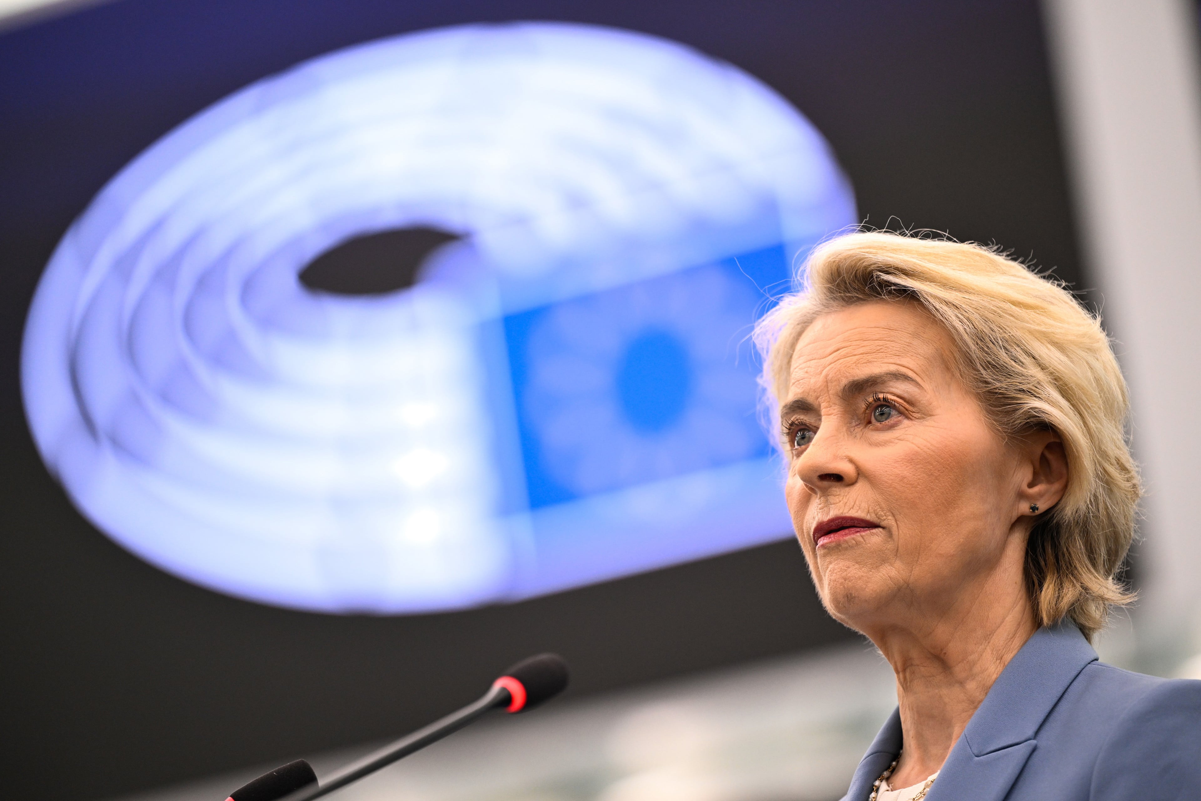 Von der Leyen acusa a Rusia de mantener una “estrategia deliberada de terror” sobre Ucrania