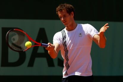 Murray, durante un entrenamiento.