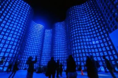 Visitantes en el Hall of Science de Flushing Meadows, en Queens (Nueva York).