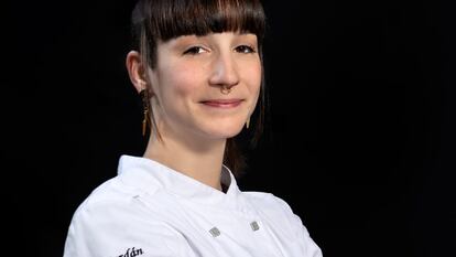 Iris Jordán, cocinera del restaurante Ansils, en Anciles (Huesca), que forma parte de la lista de los 100 jóvenes con talento de la gastronomía española de 2024. Imagen proporcionada por el Basque Culinary Center.