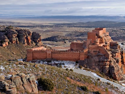 El castillo de Peracense, en la provincia de Teruel.