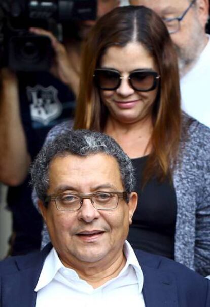 Jo&atilde;o Santana y su esposa M&oacute;nica Moura.