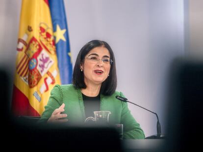 Spanish Health Minister Carolina Darias, pictured earlier this week.