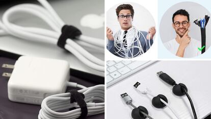 organizadores cables en amazon