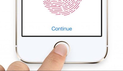 Touch ID de Apple.