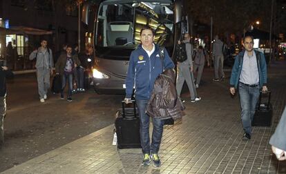 Xavi Pascual, a su llegada a Barcelona.