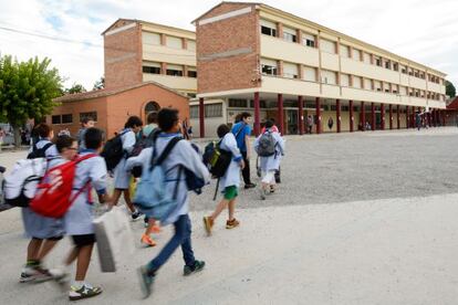 Inici de curs a l'escola Gaspar de Portolà de Balaguer.