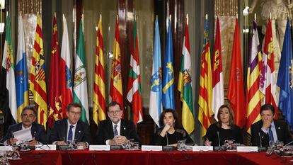 VI Conferencia de Presidentes Auton&oacute;micos. en el Senado. Mariano Rajoy, Presidente del Gobierno preside el acto  