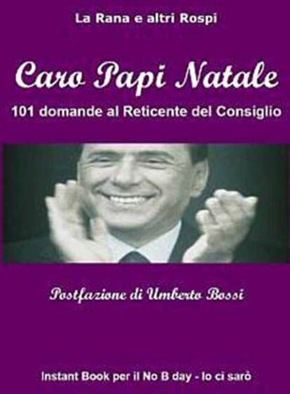 Imagen tomada del libro instantáneo nacido en Facebook sobre Berlusconi