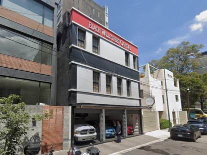 El edificio de la firma 'Black Wall Street Capital' en la colonia Anzures de Ciudad de México.