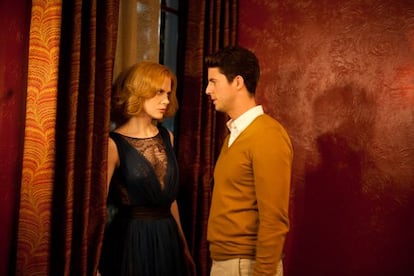 Nicole Kidman and Matthew Goode in Stoker.