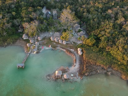 Reserva ecológica de Síijil Noh Há en Felipe Carrillo Puerto Marzo de 2019.
