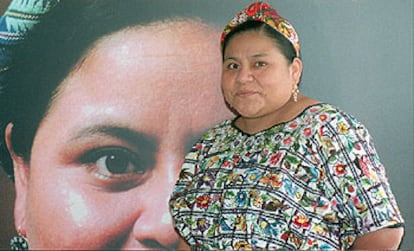 La guatemalteca Rigoberta Menchú, premio Nobel de la Paz.