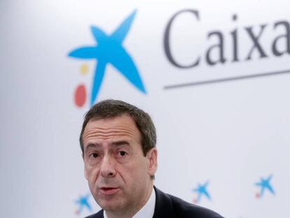 El consejero delegado de CaixaBank, Gonzalo Cortázar.