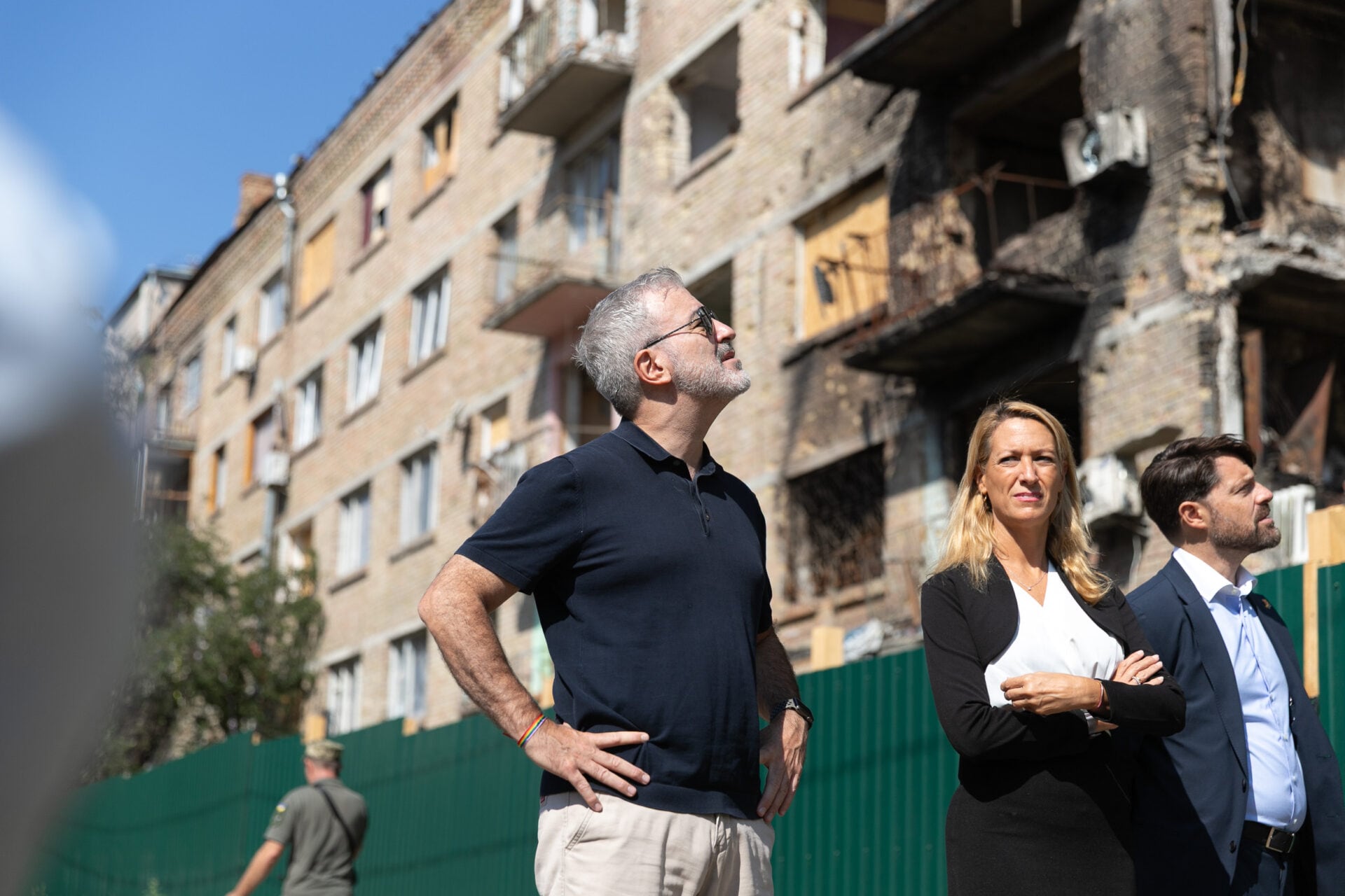 Jaume Collboni cierra su viaje a Ucrania: “Barcelona tenía que estar en Kiev”