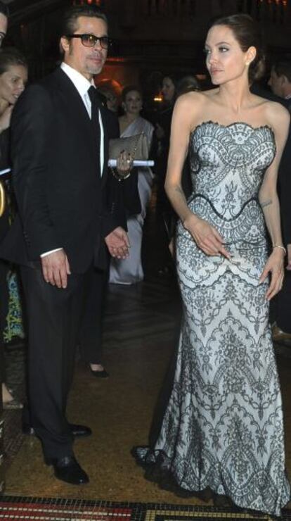 Brad Pitt y Angelina Jolie, en Australia.