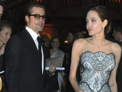 Brad Pitt y Angelina Jolie, en Australia.