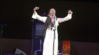 Buika, en el Festival de Flamenco del Palau. 