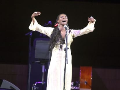 Buika, en el Festival de Flamenco del Palau. 