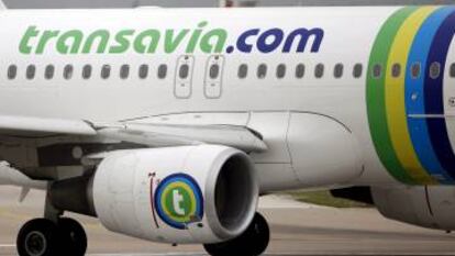 Un Airbus A320 de Transavia aterriza en el aeropuerto de Orly (Par&iacute;s). &nbsp;