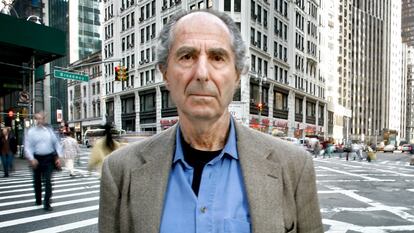 Philip Roth, en Nueva York.