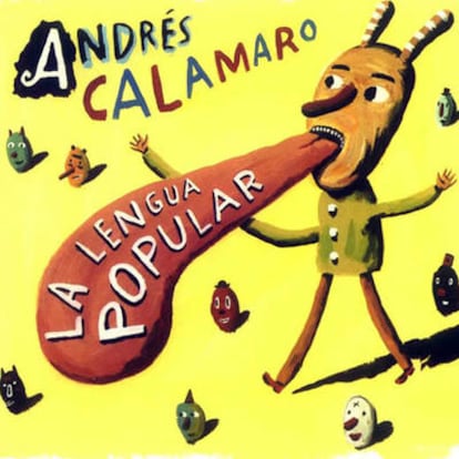 Portada del disco de Andrés Calamaro, La lengua popular