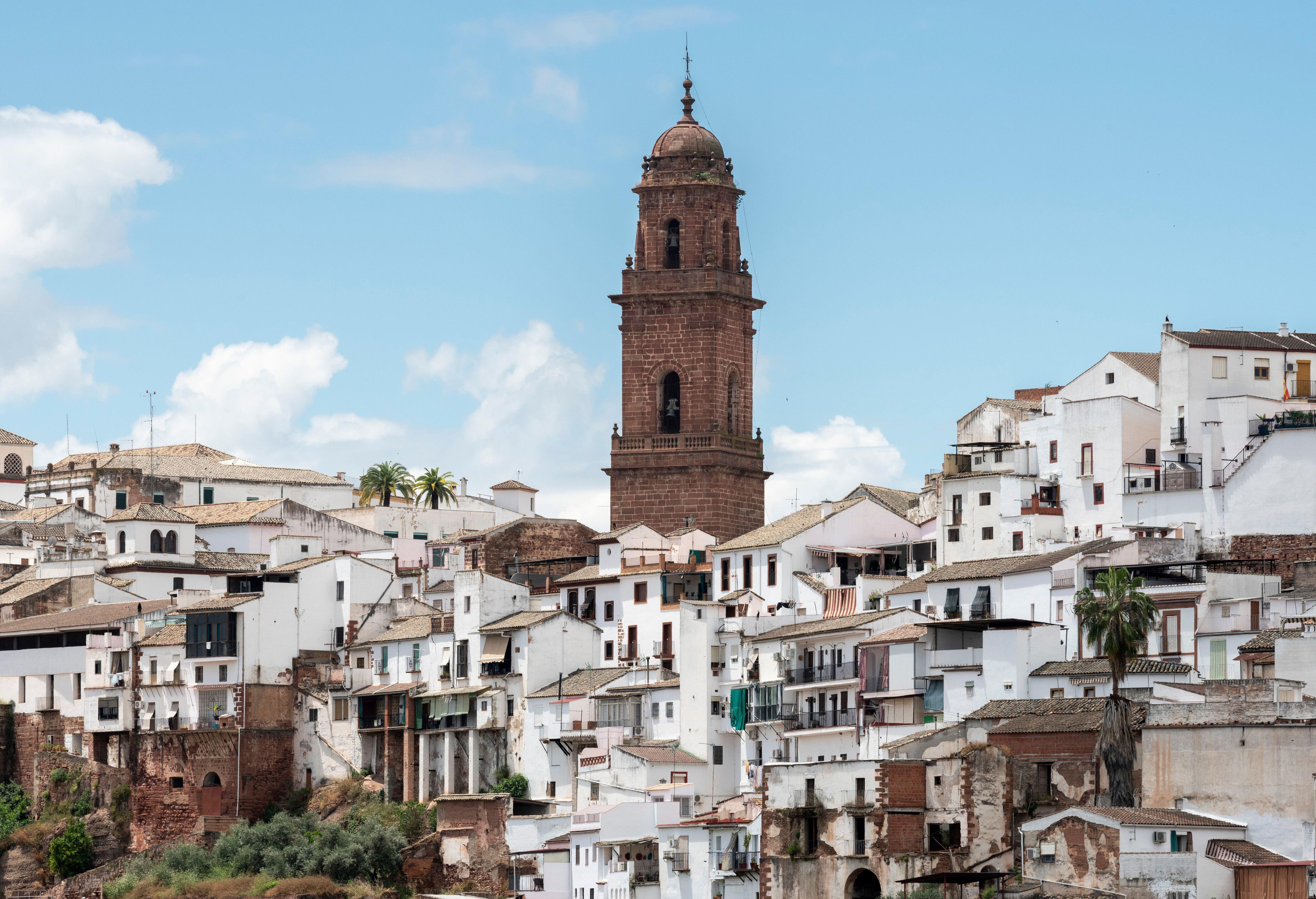 Vista del pueblo cordobés de Montoro.