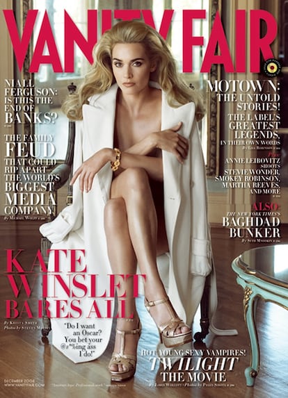 En 2008 Kate Winslet fue portada de la revista 'Vanity Fair'.