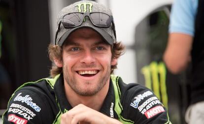 Cal Crutchlow, durante la entrevista.