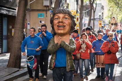 Fiesta mayor de Sant Andreu, en 2022.