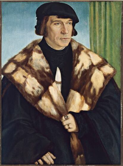 Barthel Beham. 'Retrato de Ruprecht Stüpf', 1528. Museo Thyssen-Bornemisza, Madrid