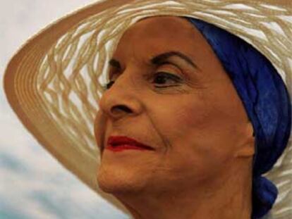 Alicia Alonso, ayer, durante la rueda de prensa.