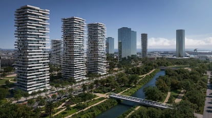 Figuración del futuro PAI del Grao de Valencia, presentado esta semana por el Ayuntamiento y los promotores.