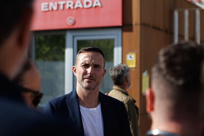 Pablo García-Cuervo, en la Ciudad del Fútbol de Las Rozas (Madrid), el día 15.