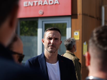Pablo García-Cuervo, en la Ciudad del Fútbol de Las Rozas (Madrid), el día 15.