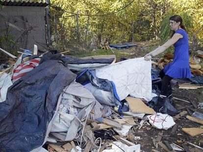 Lágrimas indignadas por las chabolas de Puerta de Hierro