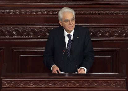 El presidente de Italia, Sergio Mattarella.