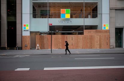 Una tienda de Microsoft  en Nueva York.