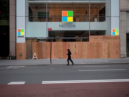 Una tienda de Microsoft  en Nueva York.
