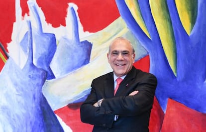 Angel Gurria, secretario general de la OCDE, durante la entrevista.