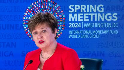 La directora del FMI, Kristalina Georgieva, en abril en Washington.