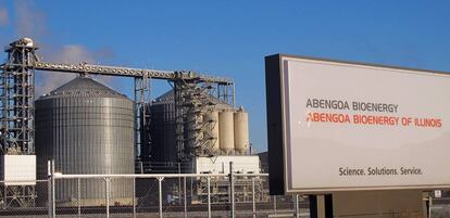 Una refinería de etanol de Abengoa en el estado de Illinois (Estados Unidos). 