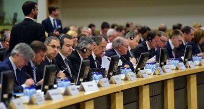 Reunión de ministros de Exteriores europeos del Consejo de Europa.