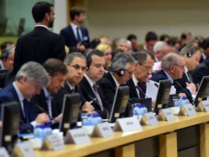 Reuni&oacute;n de ministros de Exteriores europeos del Consejo de Europa.