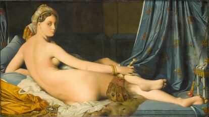 'La gran odalisca', copia de Jean-Auguste-Dominique Ingres.