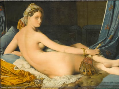 'La gran odalisca', copia de Jean-Auguste-Dominique Ingres.