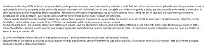 El email que el oficial Arturo Ojer envió a toda la plantilla del Ayuntamiento de Rivas Vaciamadrid.