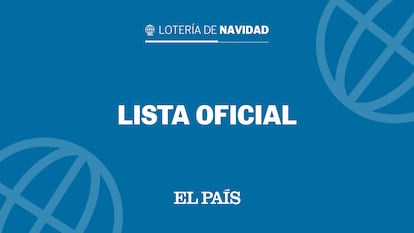 Lista oficial de la Lotería de Navidad 2024
