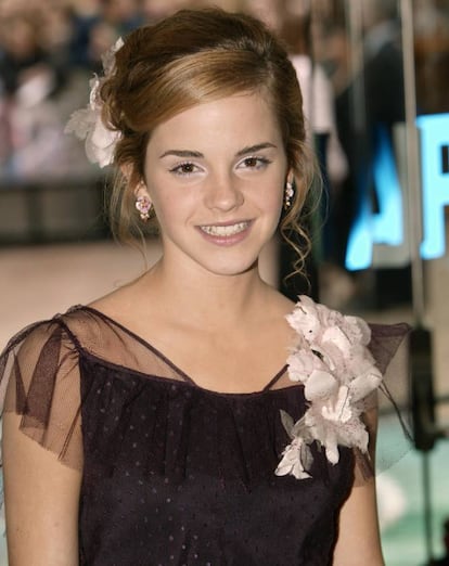 “Se for para ser princesa, eu quero ser uma princesa guerreira, definitivamente.” Aqui, Emma durante a apresentação de 'Harry Potter e o Prisioneiro de Azkaban' em Londres (2004). Tinha 14 anos.